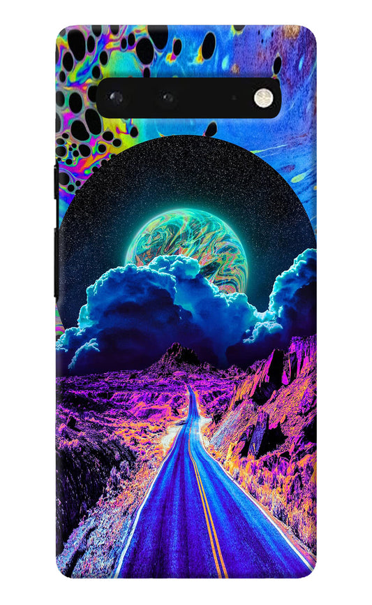Psychedelic Painting Google Pixel 6 Back Cover