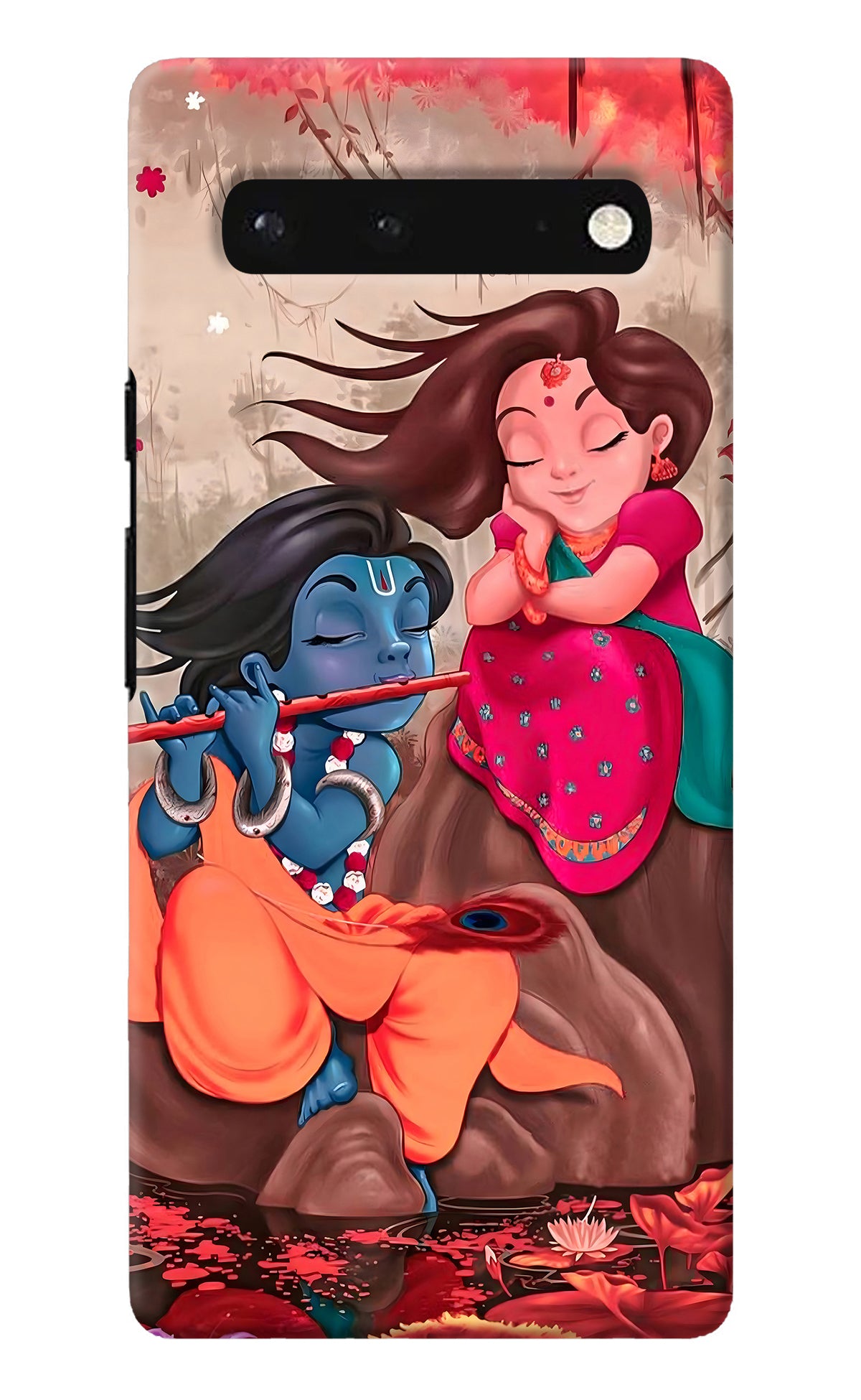 Radhe Krishna Google Pixel 6 Back Cover