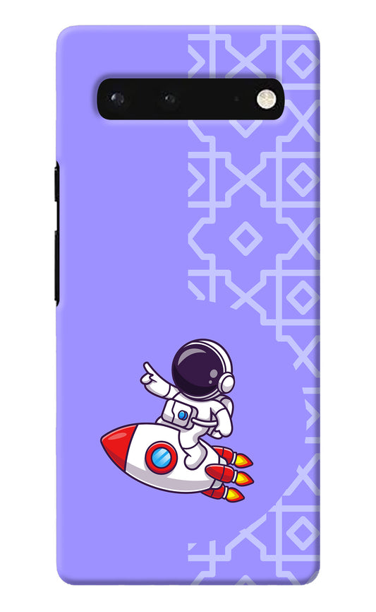 Cute Astronaut Google Pixel 6 Back Cover