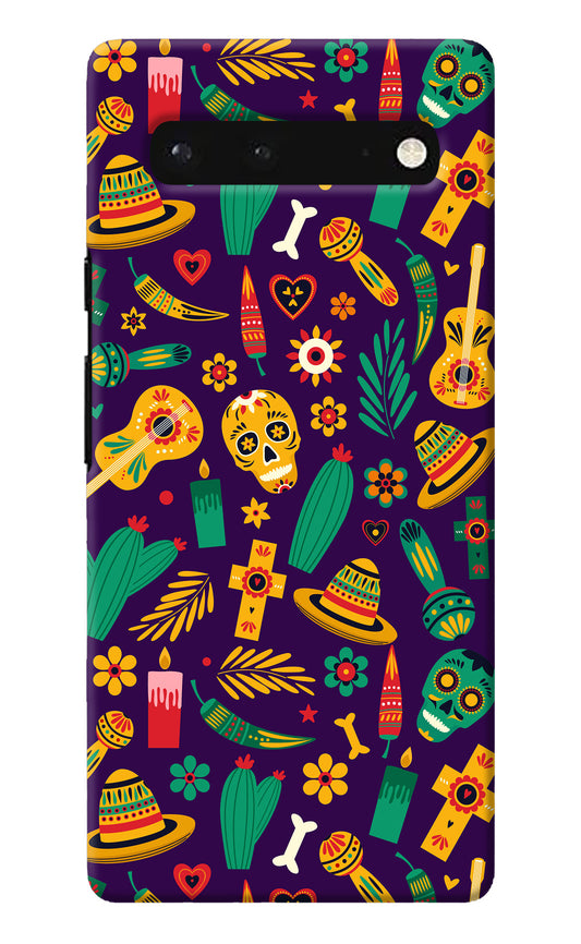 Mexican Artwork Google Pixel 6 Back Cover