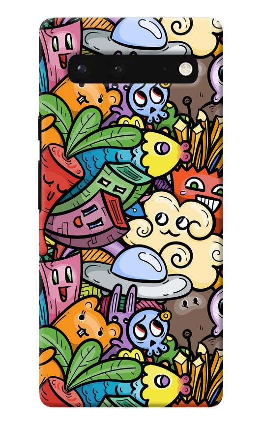 Veggie Doodle Google Pixel 6 Back Cover