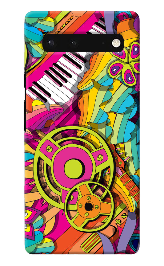 Music Doodle Google Pixel 6 Back Cover