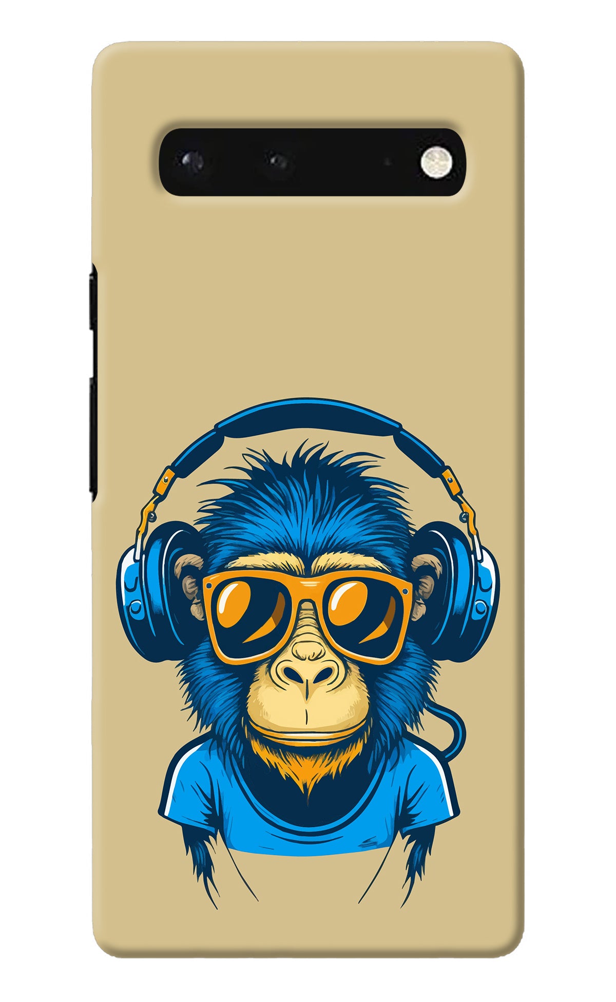 Monkey Headphone Google Pixel 6 Back Cover