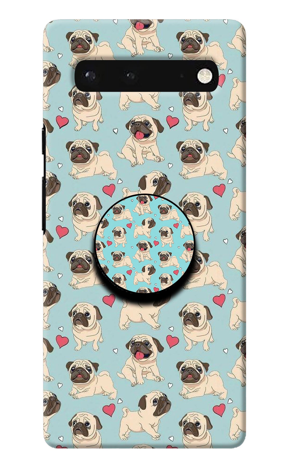 Pug Dog Google Pixel 6 Pop Case