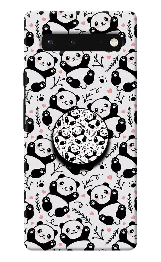 Cute Panda Google Pixel 6 Pop Case