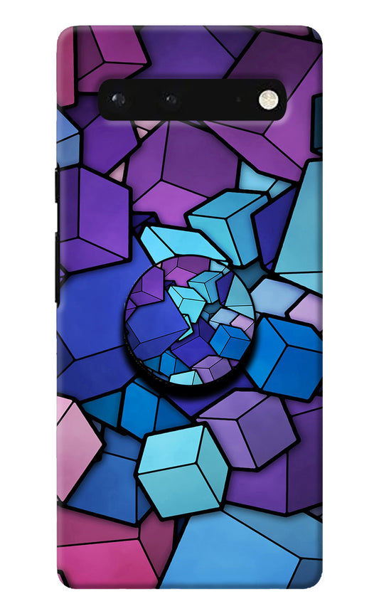 Cubic Abstract Google Pixel 6 Pop Case
