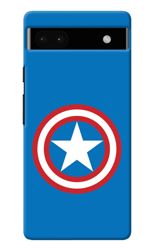 Captain America Logo Google Pixel 6A Back Cover