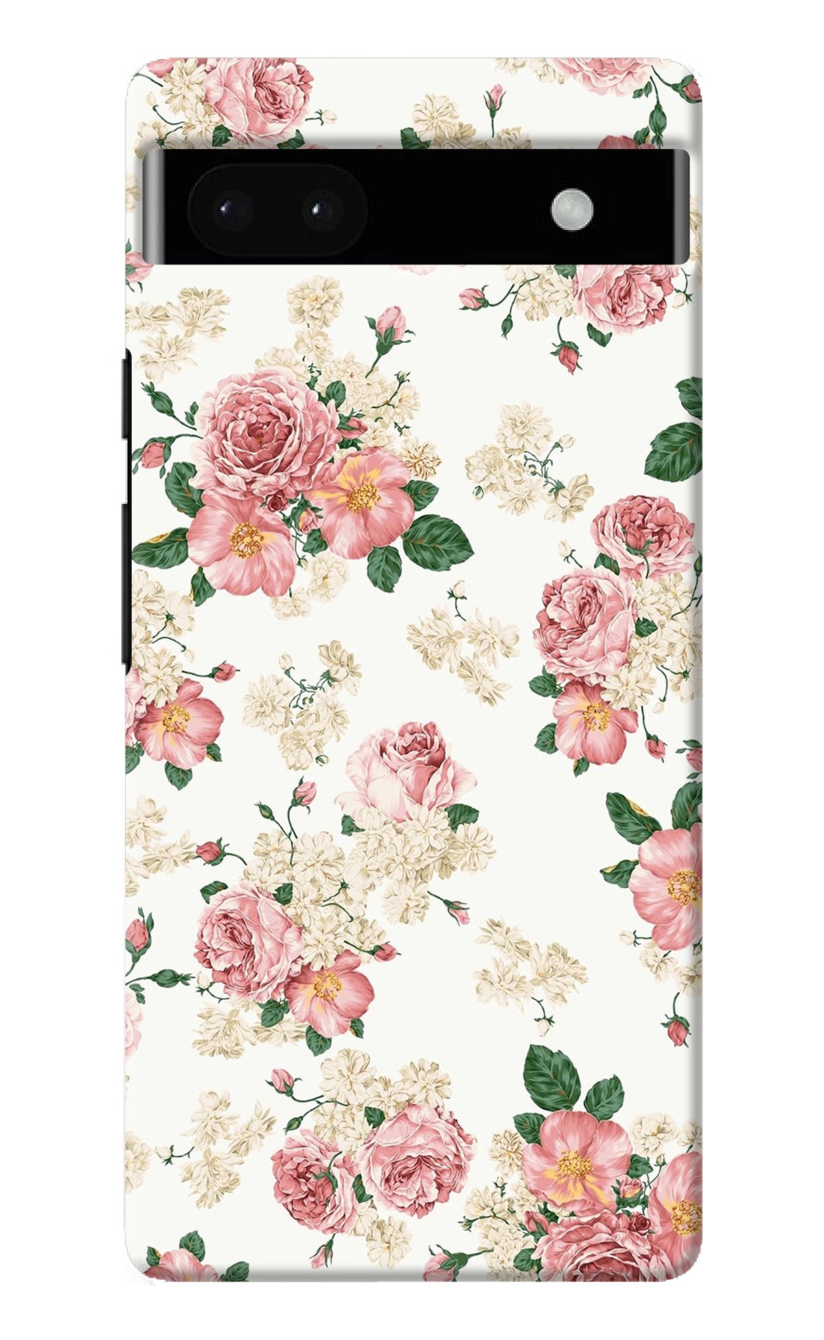 Flowers Google Pixel 6A Back Cover