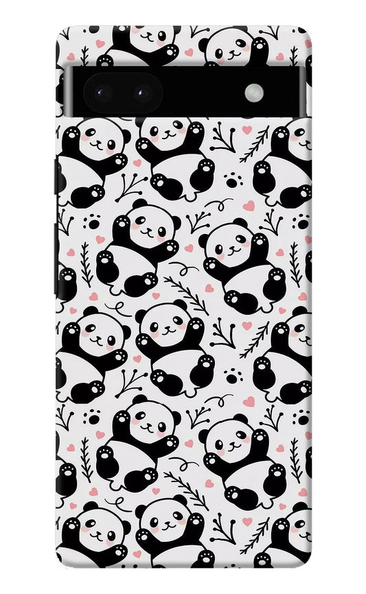 Cute Panda Google Pixel 6A Back Cover
