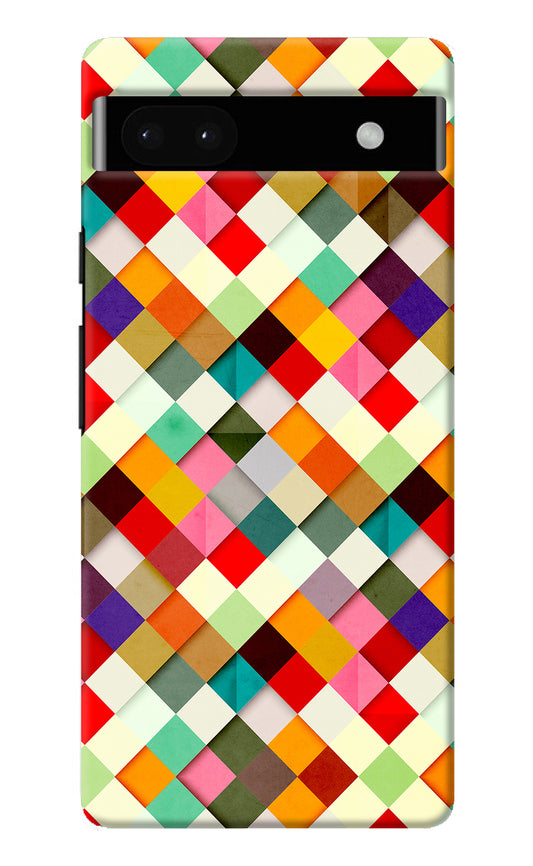 Geometric Abstract Colorful Google Pixel 6A Back Cover