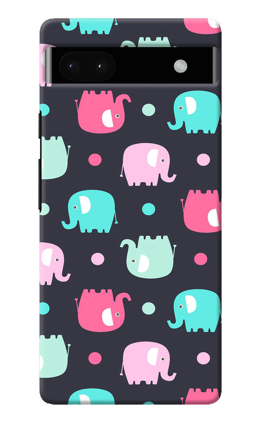 Elephants Google Pixel 6A Back Cover