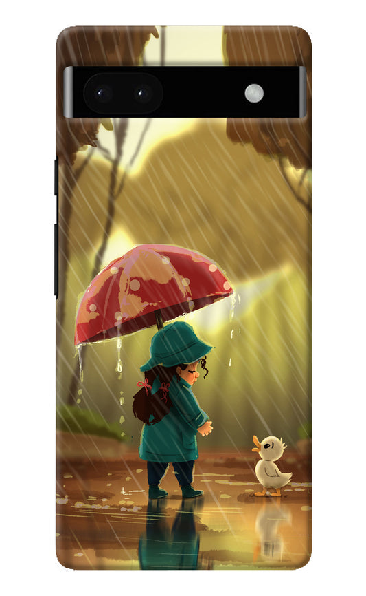 Rainy Day Google Pixel 6A Back Cover
