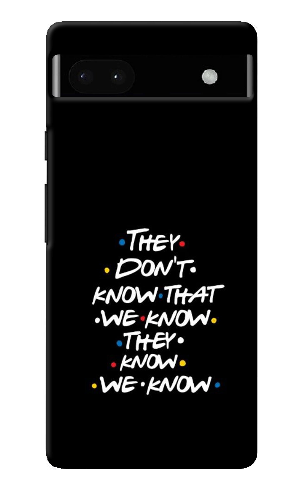 FRIENDS Dialogue Google Pixel 6A Back Cover