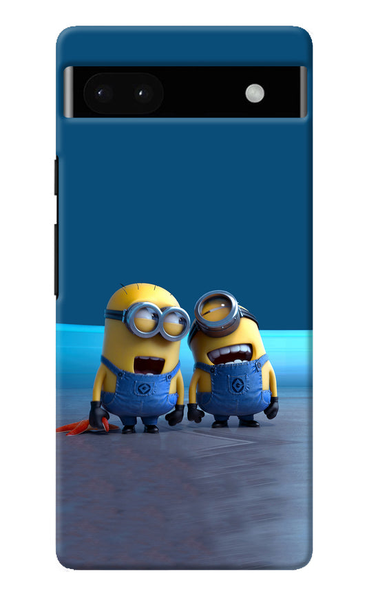 Minion Laughing Google Pixel 6A Back Cover