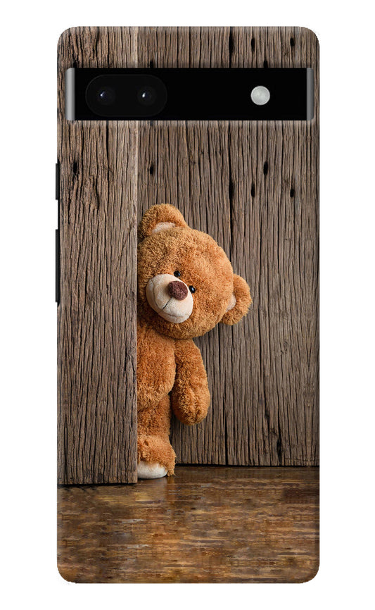 Teddy Wooden Google Pixel 6A Back Cover
