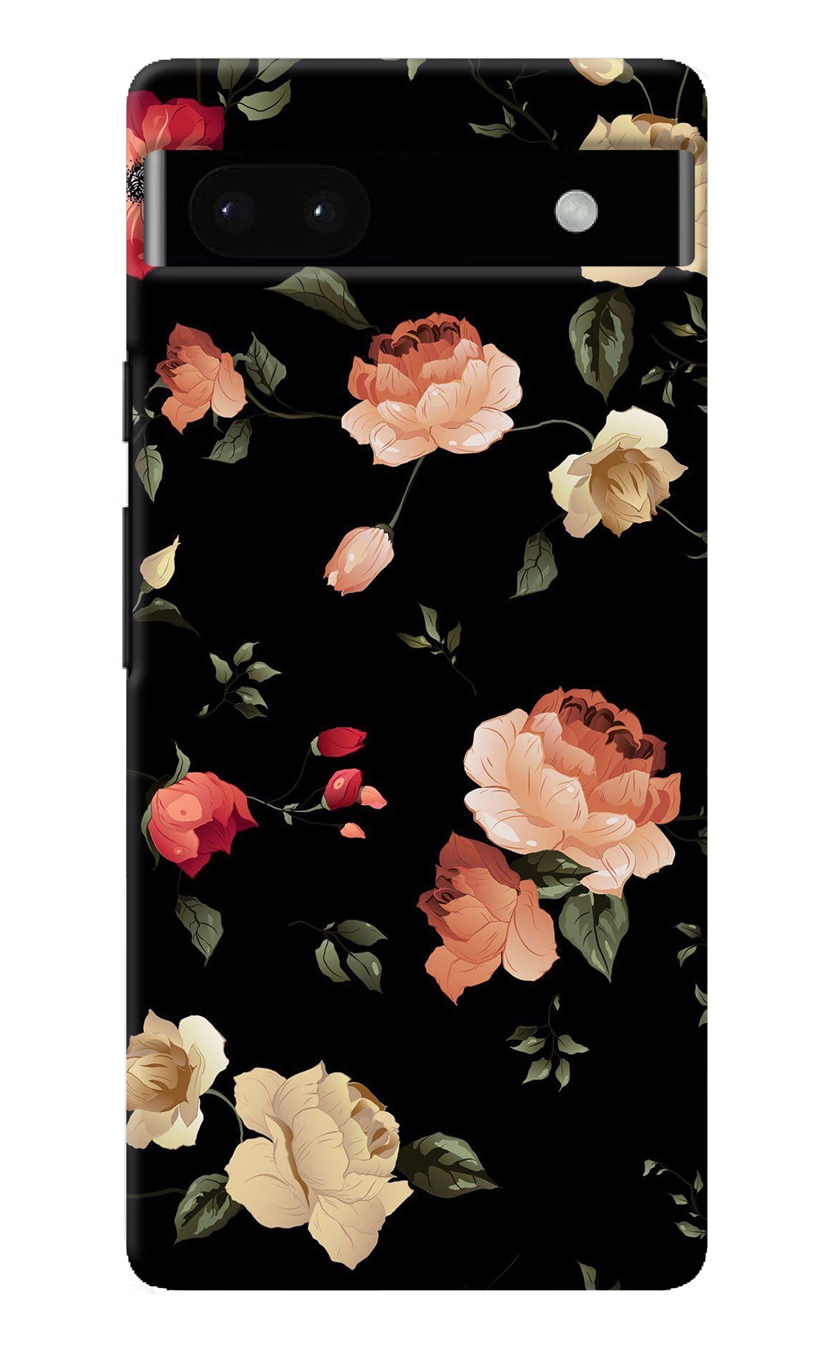 Flowers Google Pixel 6A Back Cover