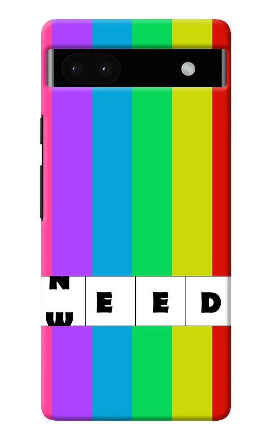Need Weed Google Pixel 6A Back Cover