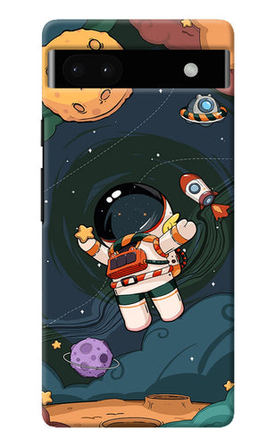 Cartoon Astronaut Google Pixel 6A Back Cover