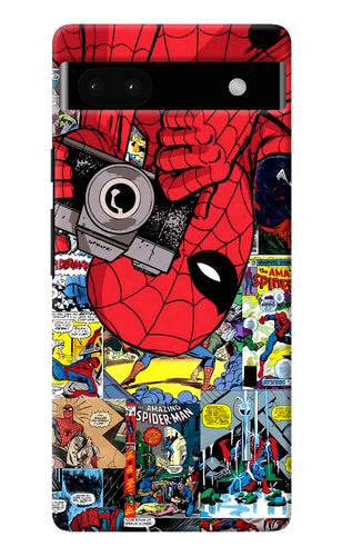 Spider Man Google Pixel 6A Back Cover