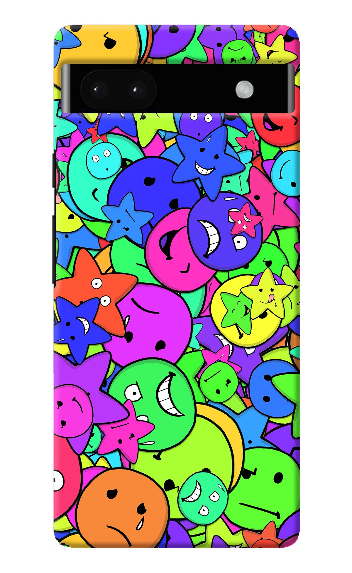 Fun Doodle Google Pixel 6A Back Cover