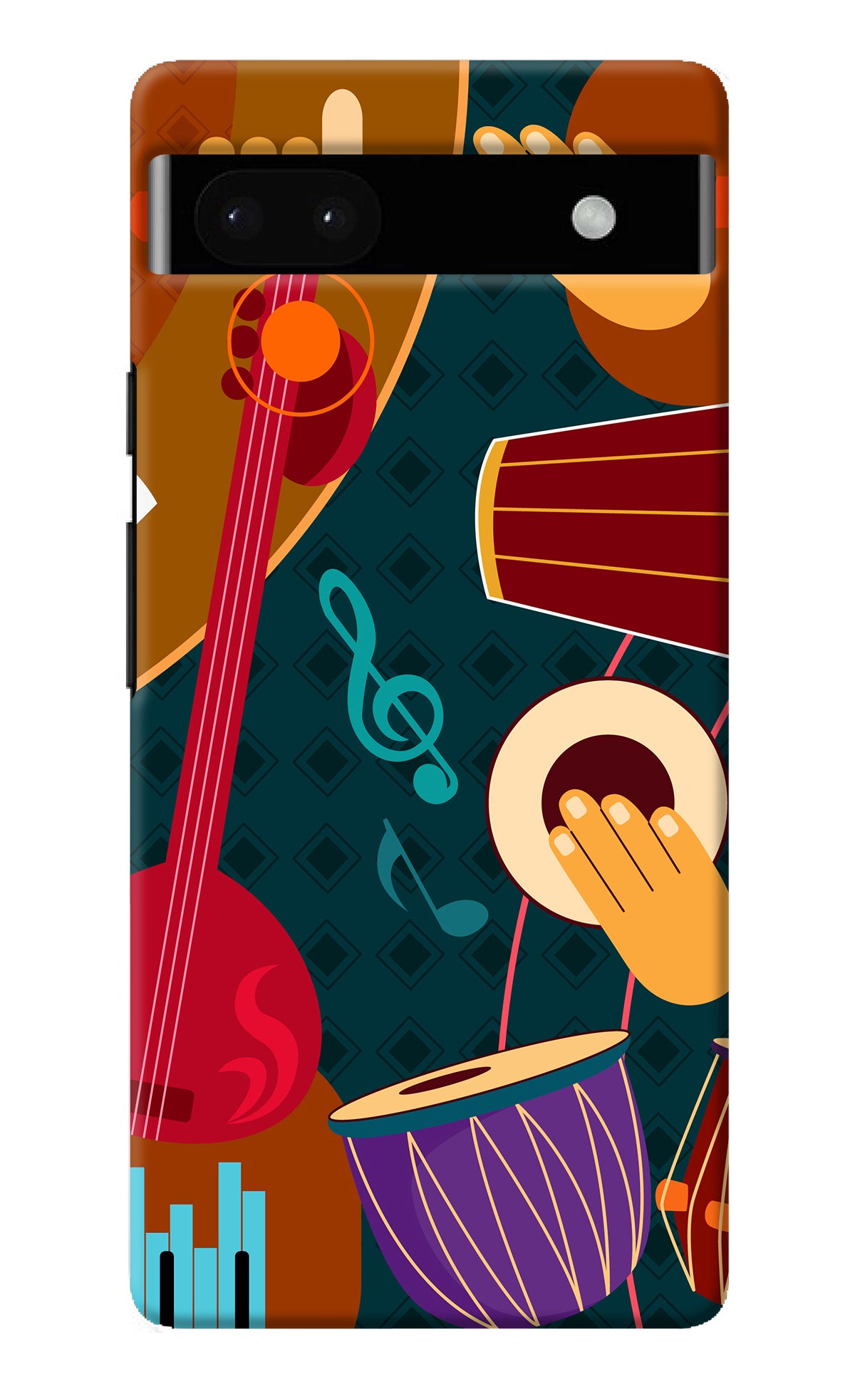 Music Instrument Google Pixel 6A Back Cover