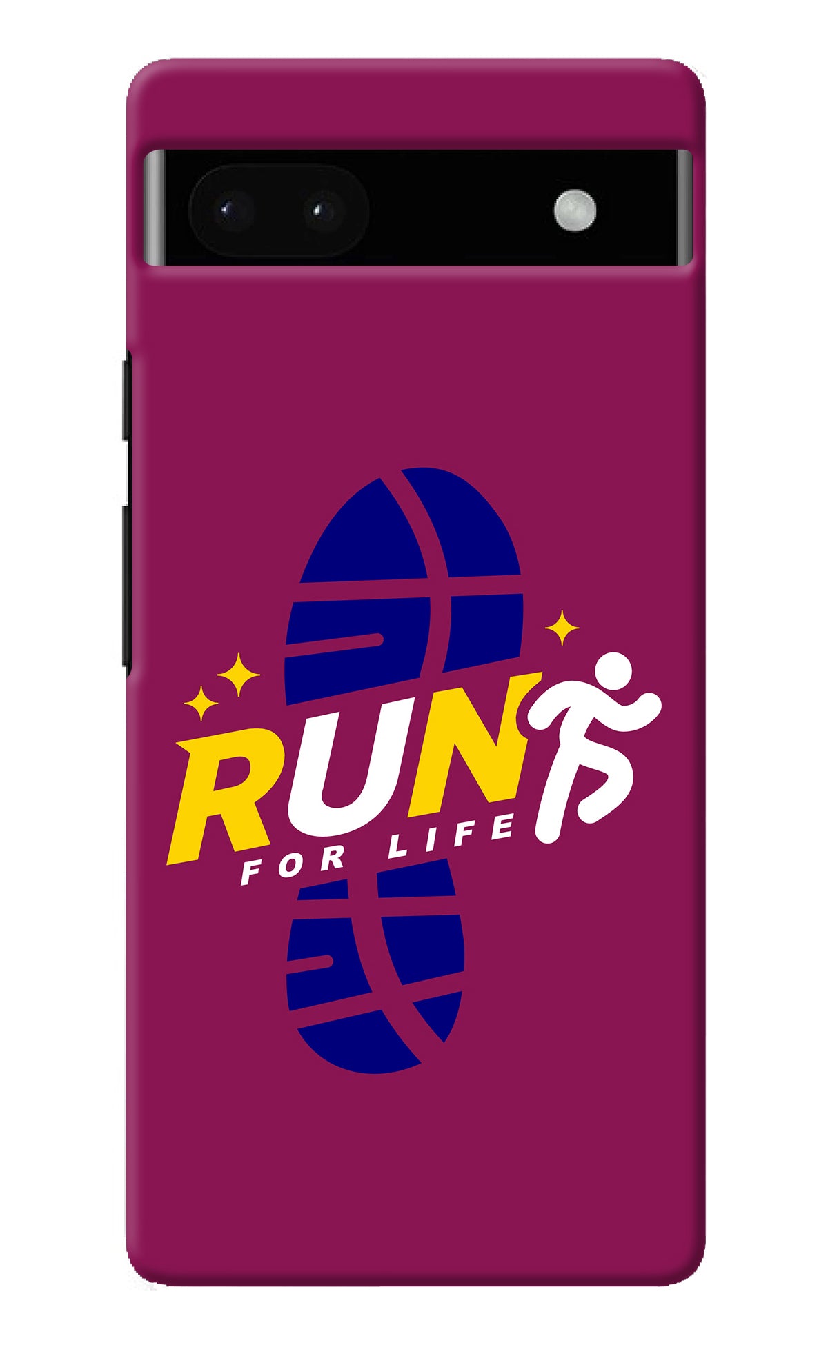 Run for Life Google Pixel 6A Back Cover