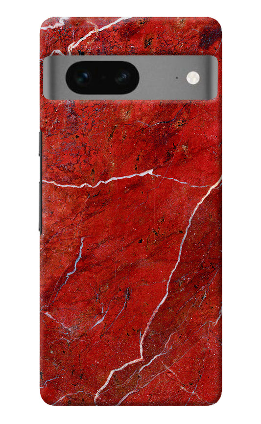 Red Marble Design Google Pixel 7 Back Cover