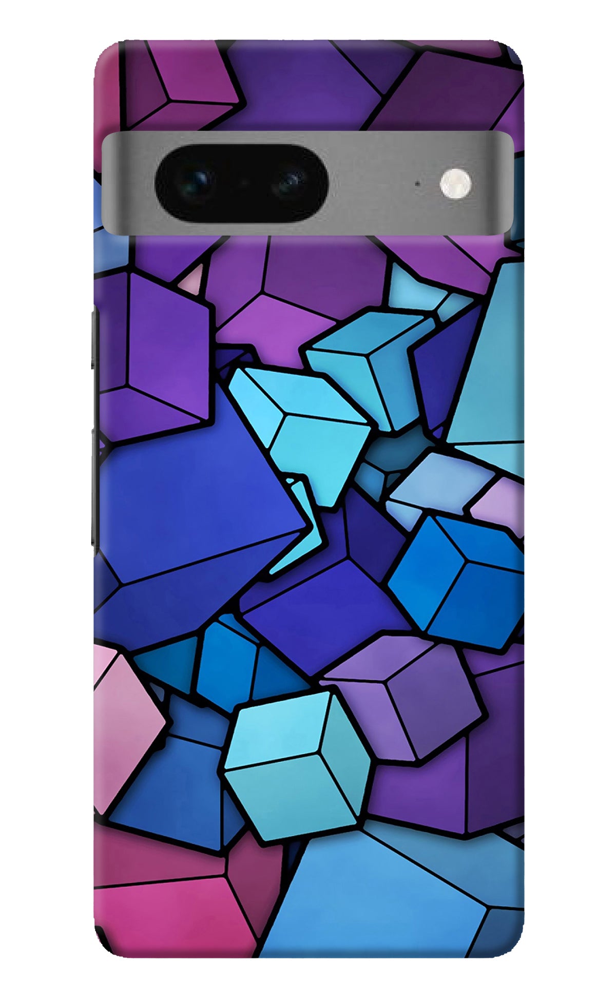 Cubic Abstract Google Pixel 7 Back Cover