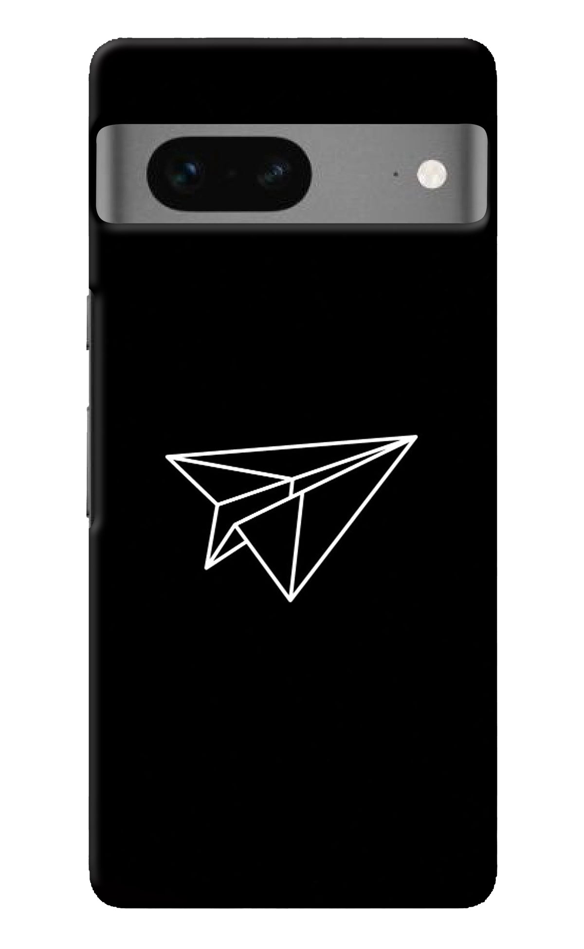 Paper Plane White Google Pixel 7 Back Cover