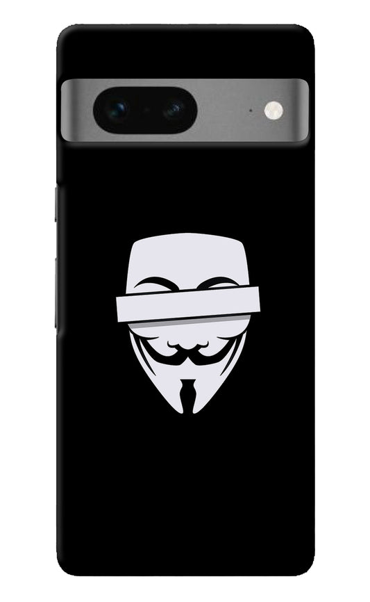 Anonymous Face Google Pixel 7 Back Cover