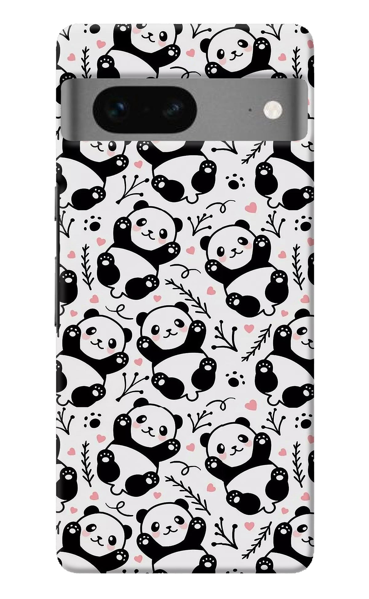 Cute Panda Google Pixel 7 Back Cover