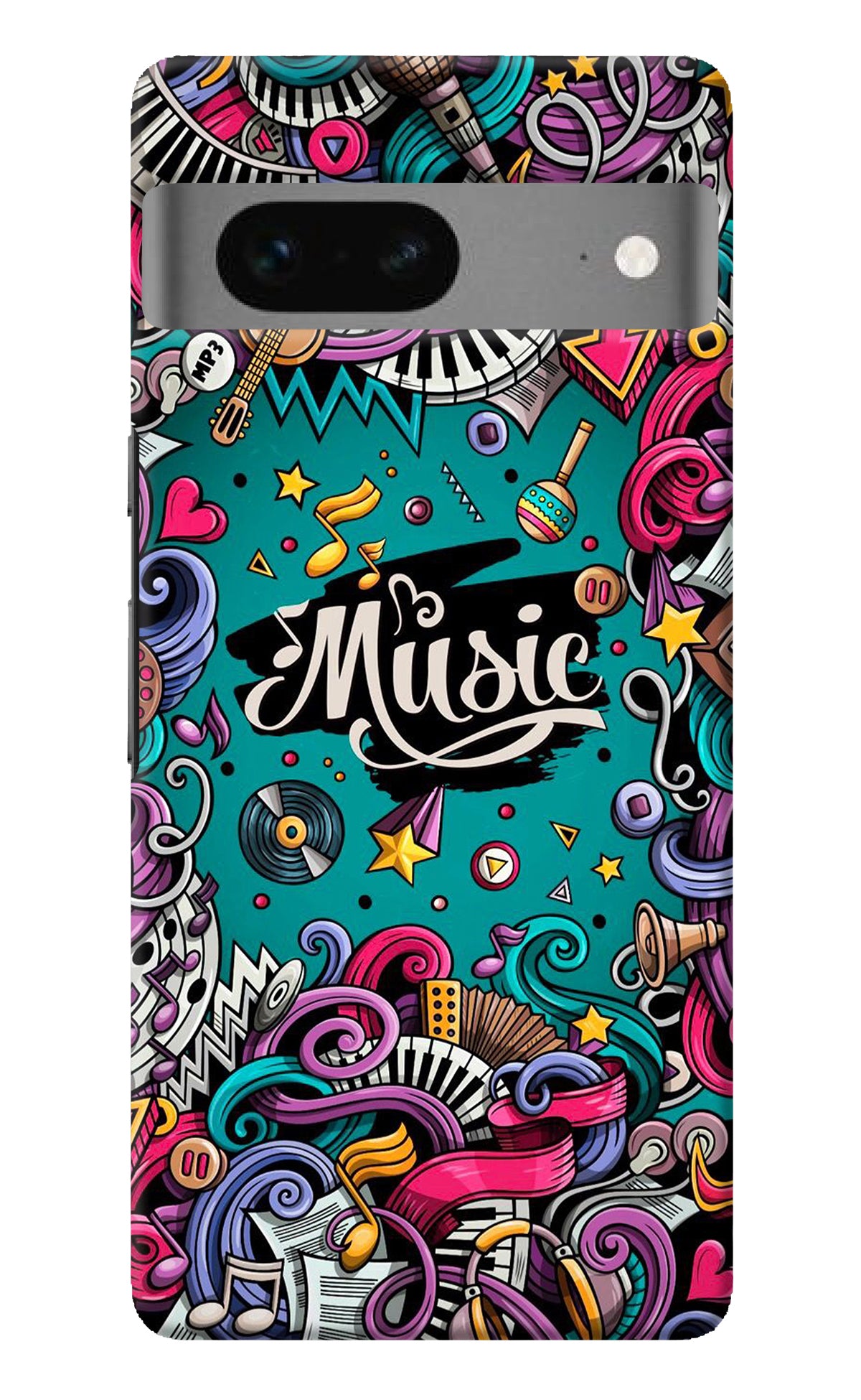 Music Graffiti Google Pixel 7 Back Cover