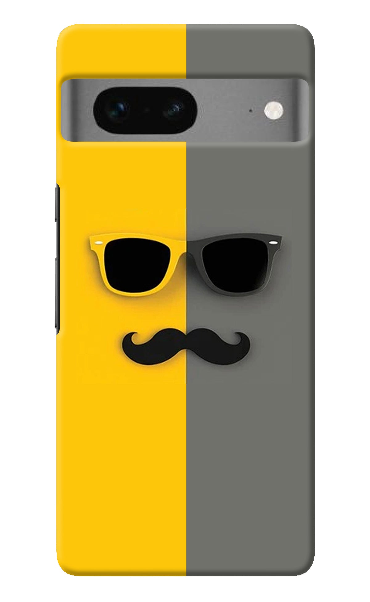 Sunglasses with Mustache Google Pixel 7 Back Cover