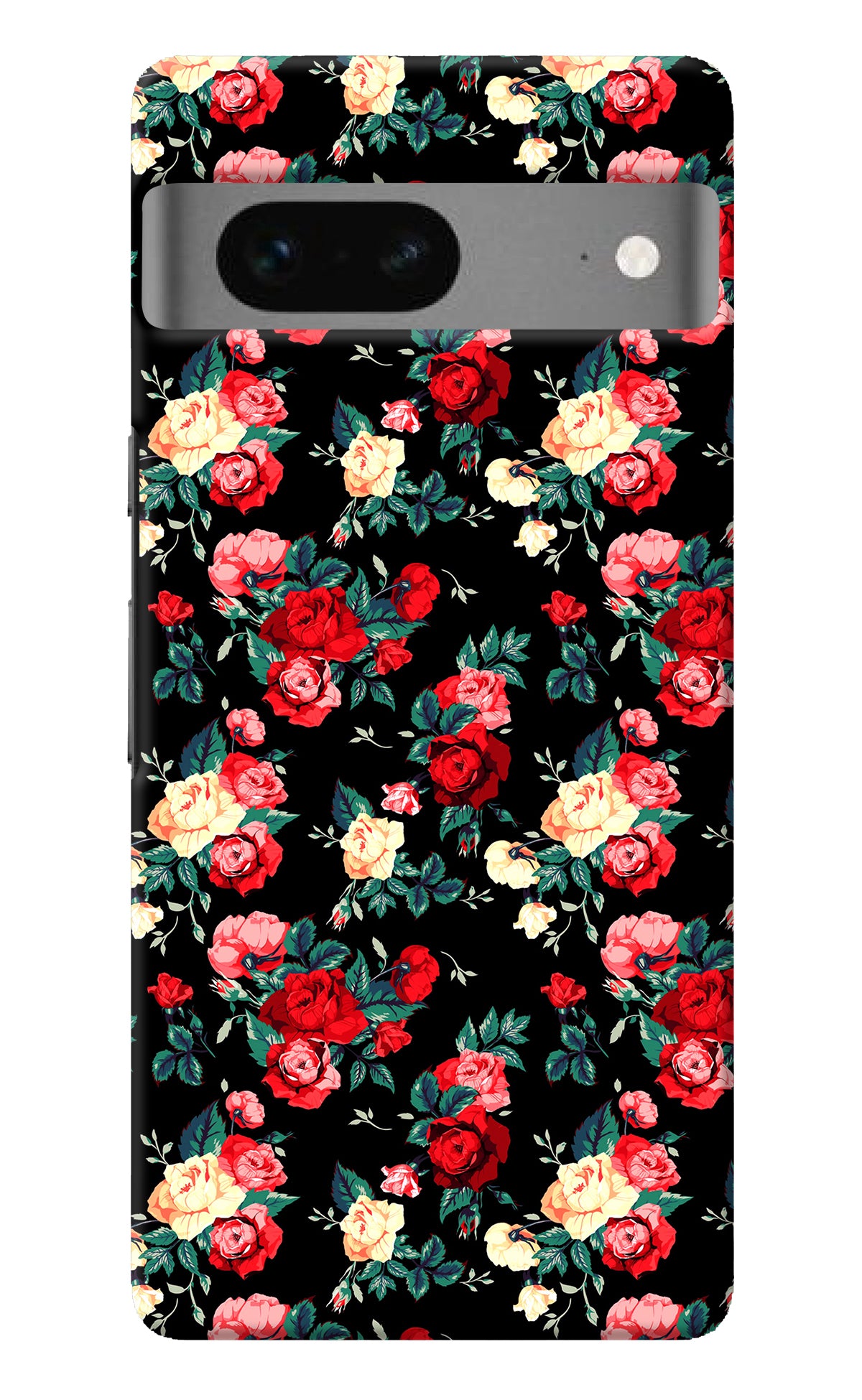 Rose Pattern Google Pixel 7 Back Cover