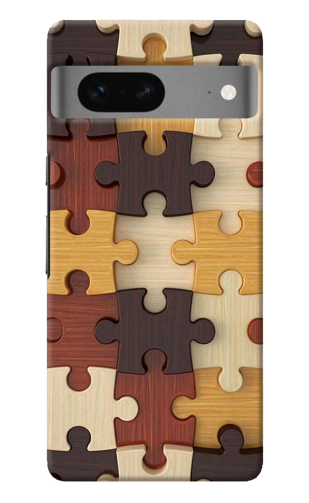 Wooden Puzzle Google Pixel 7 Back Cover