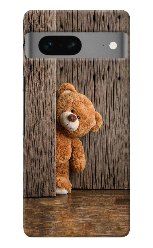 Teddy Wooden Google Pixel 7 Back Cover