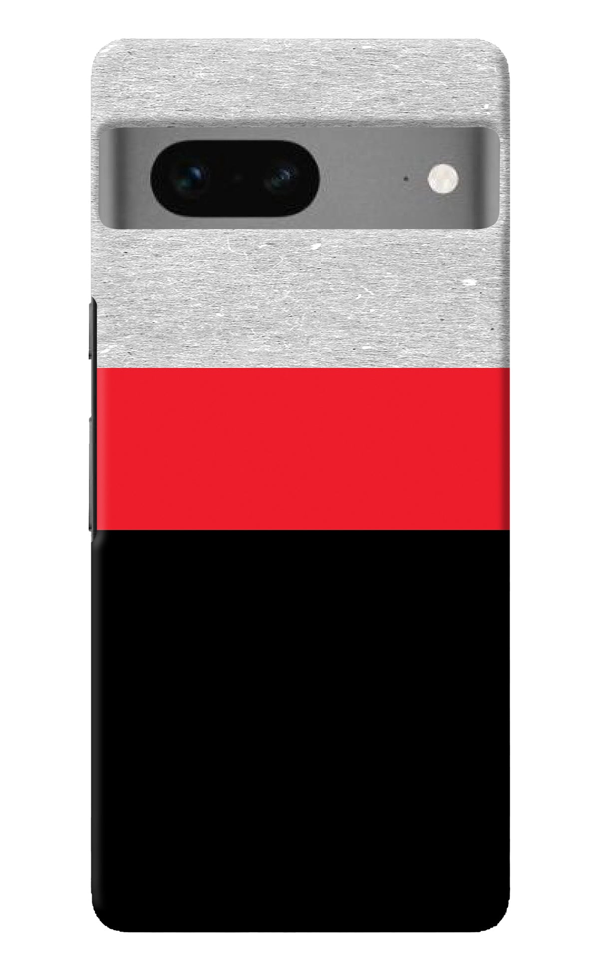 Tri Color Pattern Google Pixel 7 Back Cover