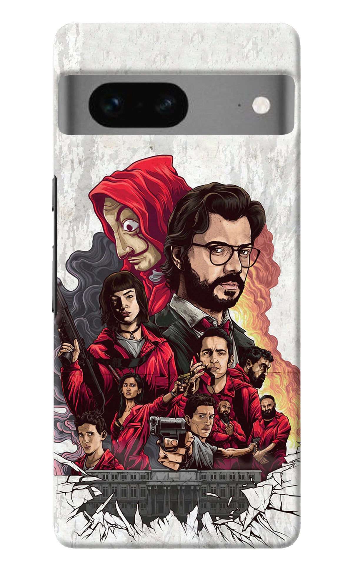 Money Heist Artwork Google Pixel 7 Back Cover