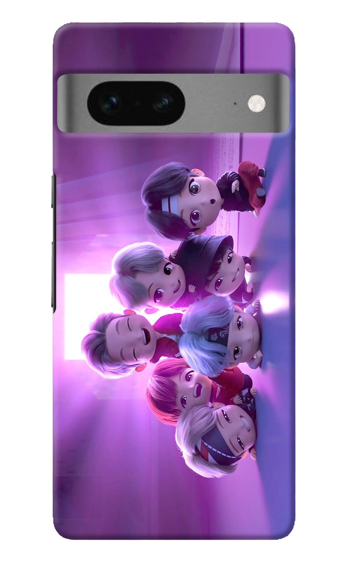 BTS Chibi Google Pixel 7 Back Cover