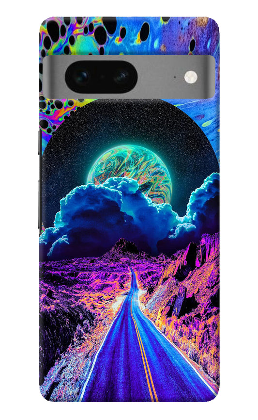 Psychedelic Painting Google Pixel 7 Back Cover