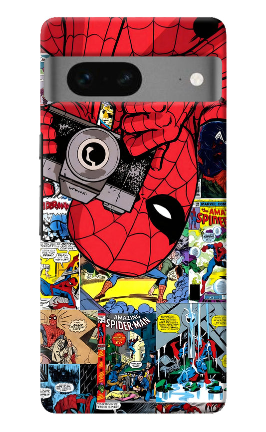 Spider Man Google Pixel 7 Back Cover