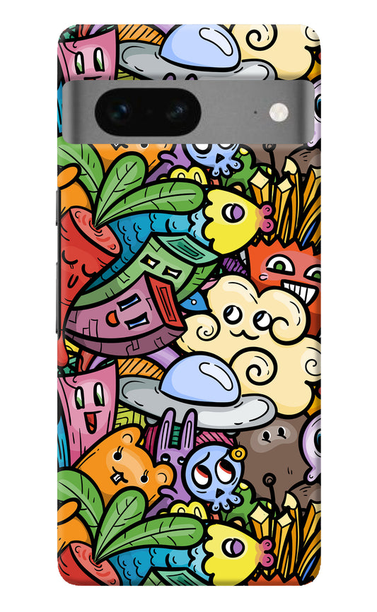 Veggie Doodle Google Pixel 7 Back Cover