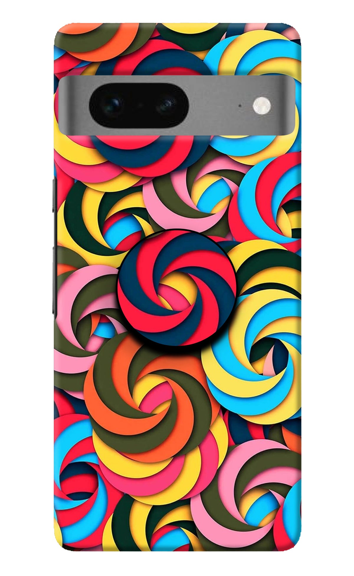 Spiral Pattern Google Pixel 7 Pop Case