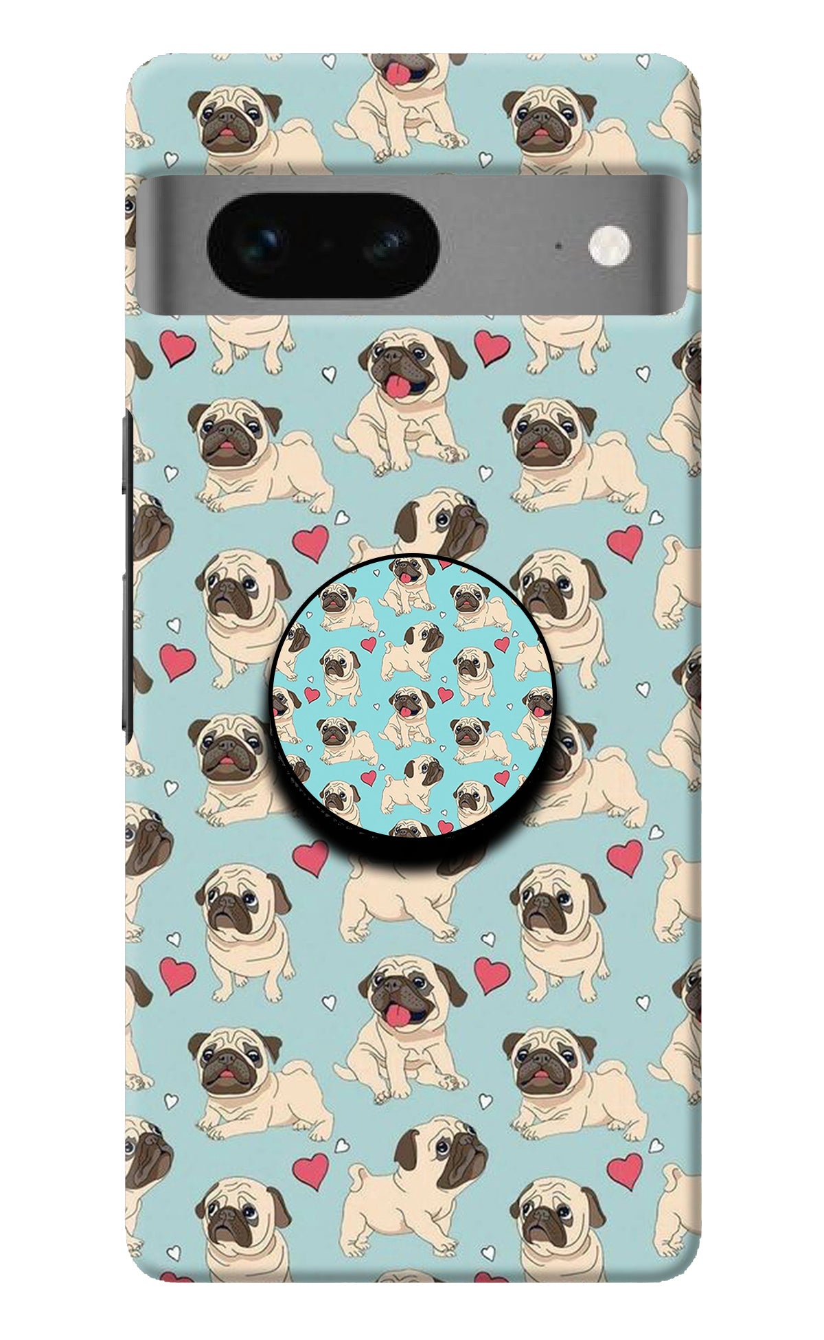 Pug Dog Google Pixel 7 Pop Case