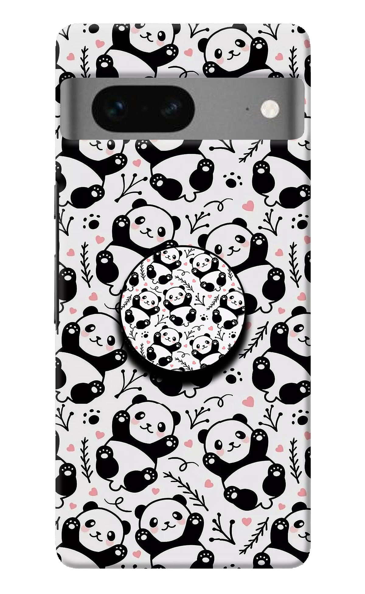 Cute Panda Google Pixel 7 Pop Case