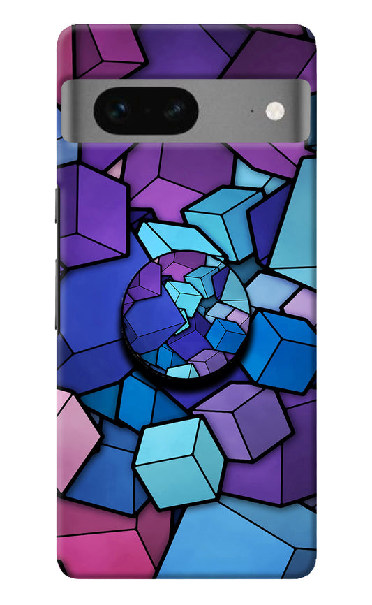 Cubic Abstract Google Pixel 7 Pop Case