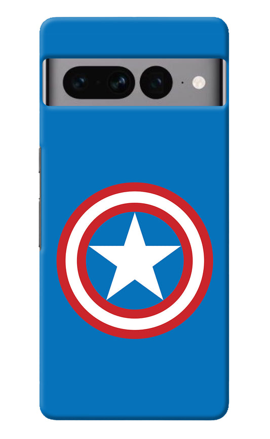Captain America Logo Google Pixel 7 Pro Back Cover
