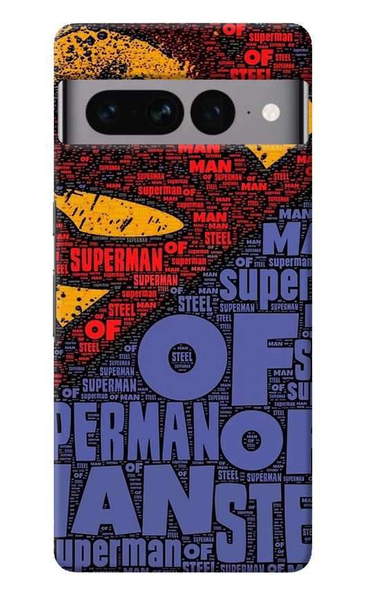 Superman Google Pixel 7 Pro Back Cover