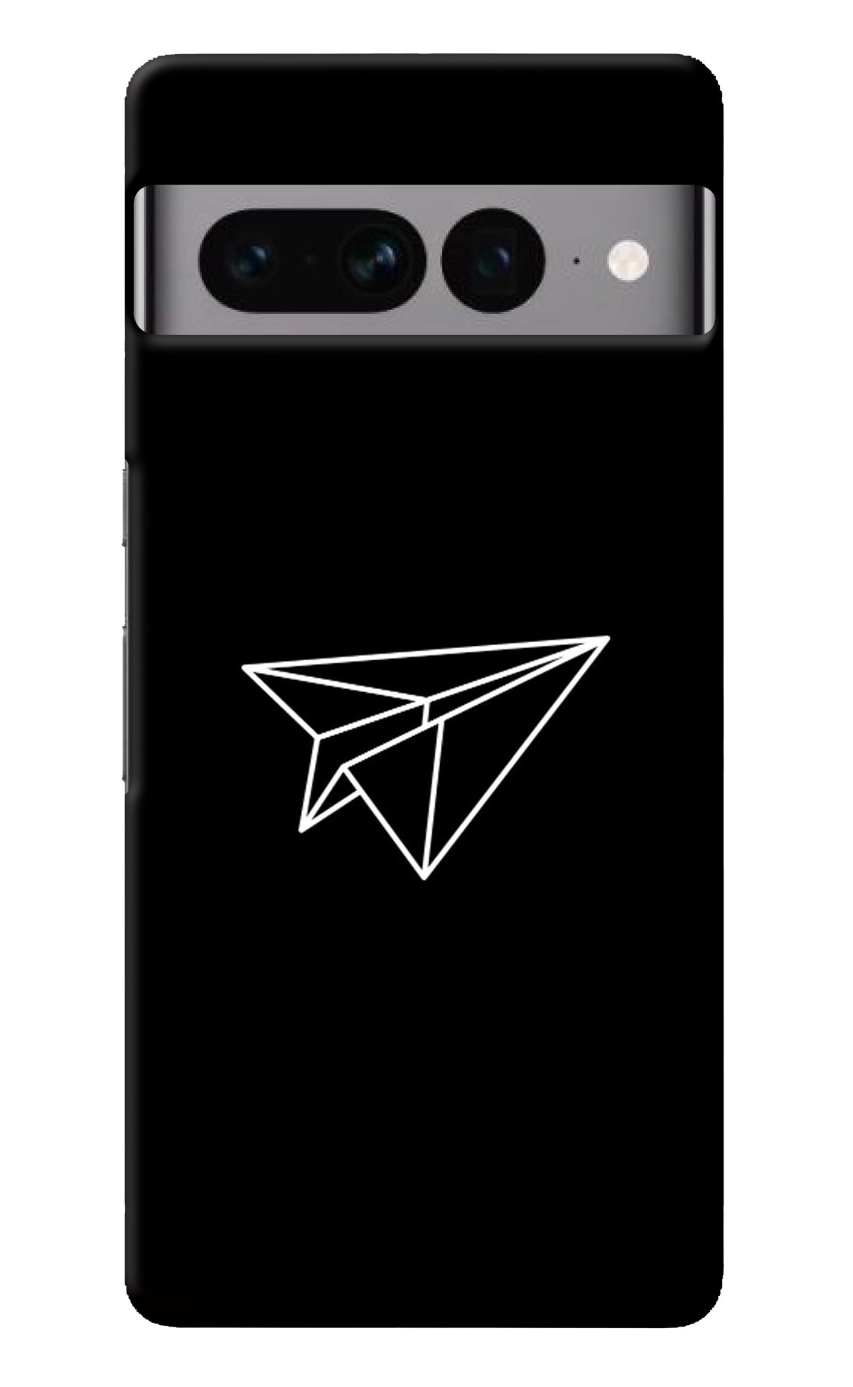 Paper Plane White Google Pixel 7 Pro Back Cover