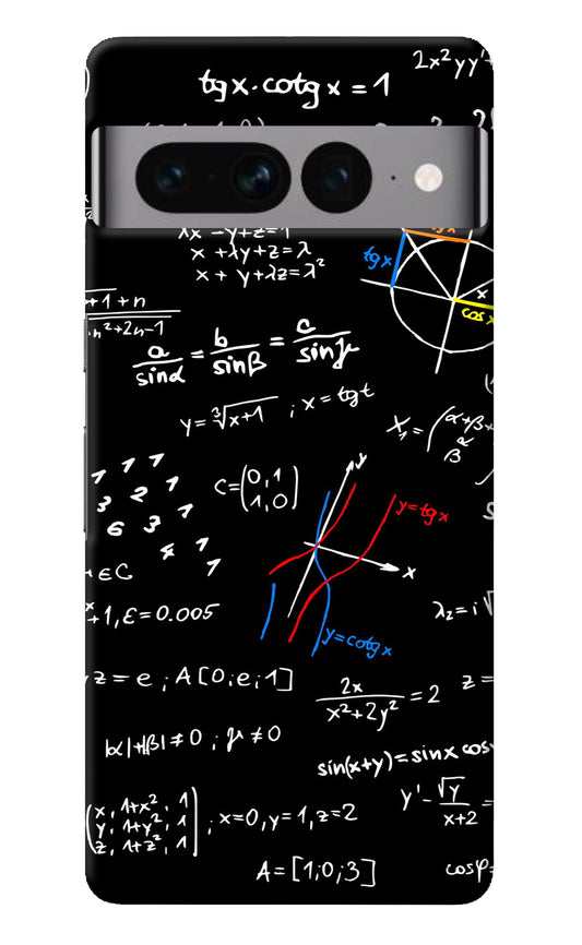 Mathematics Formula Google Pixel 7 Pro Back Cover